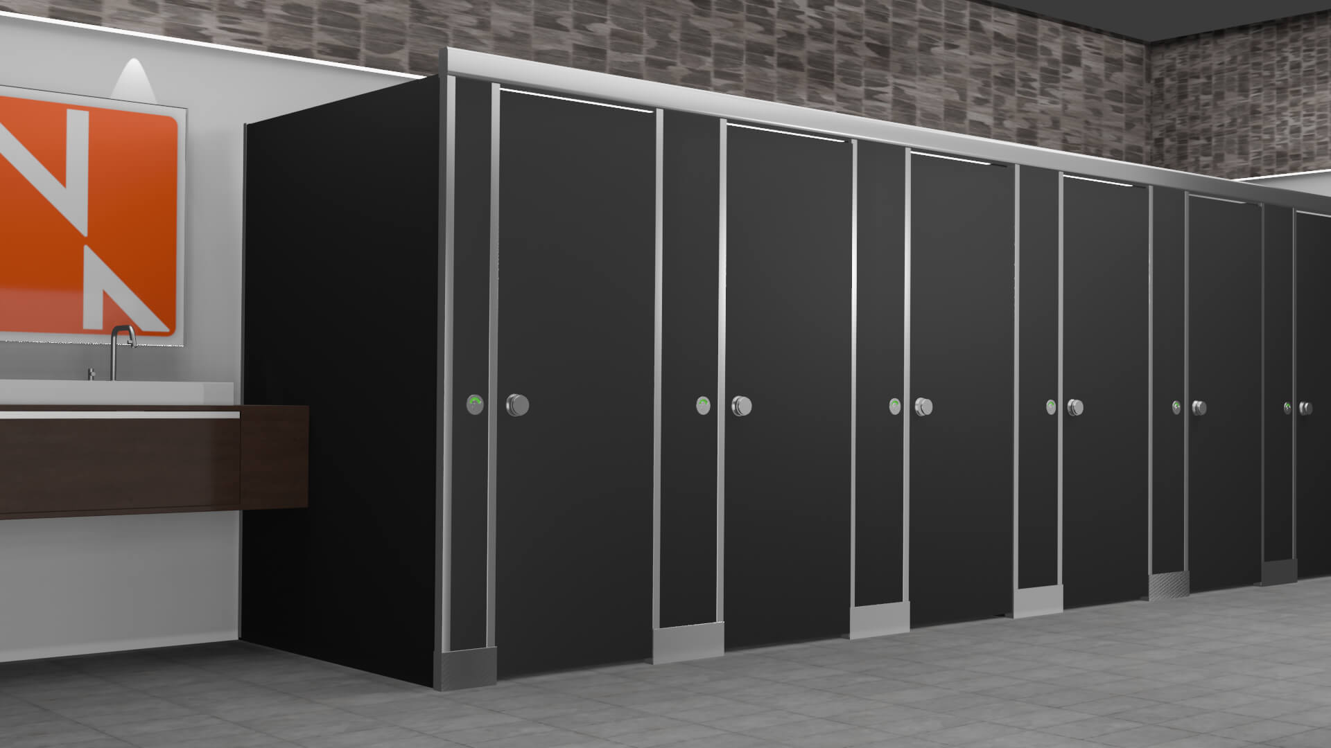 Bulwark Restroom Cubicles for Commercial Spaces
